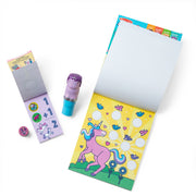 Sticker WOW!™ Purple Unicorn Bundle: Activity Pad & Sticker Stamper + Mini Activity Pad and 200 Refill Stickers Q9