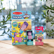 Sticker WOW!™ Purple Unicorn Bundle: Activity Pad & Sticker Stamper + Mini Activity Pad and 200 Refill Stickers Q9
