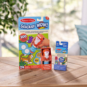 Sticker WOW!™ Tiger Bundle: Activity Pad & Sticker Stamper + Mini Activity Pad and 200 Refill Stickers B8