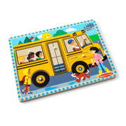 The Wheels on the Bus Song Puzzle - 6 Pieces B8