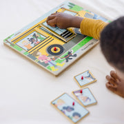 The Wheels on the Bus Song Puzzle - 6 Pieces B8