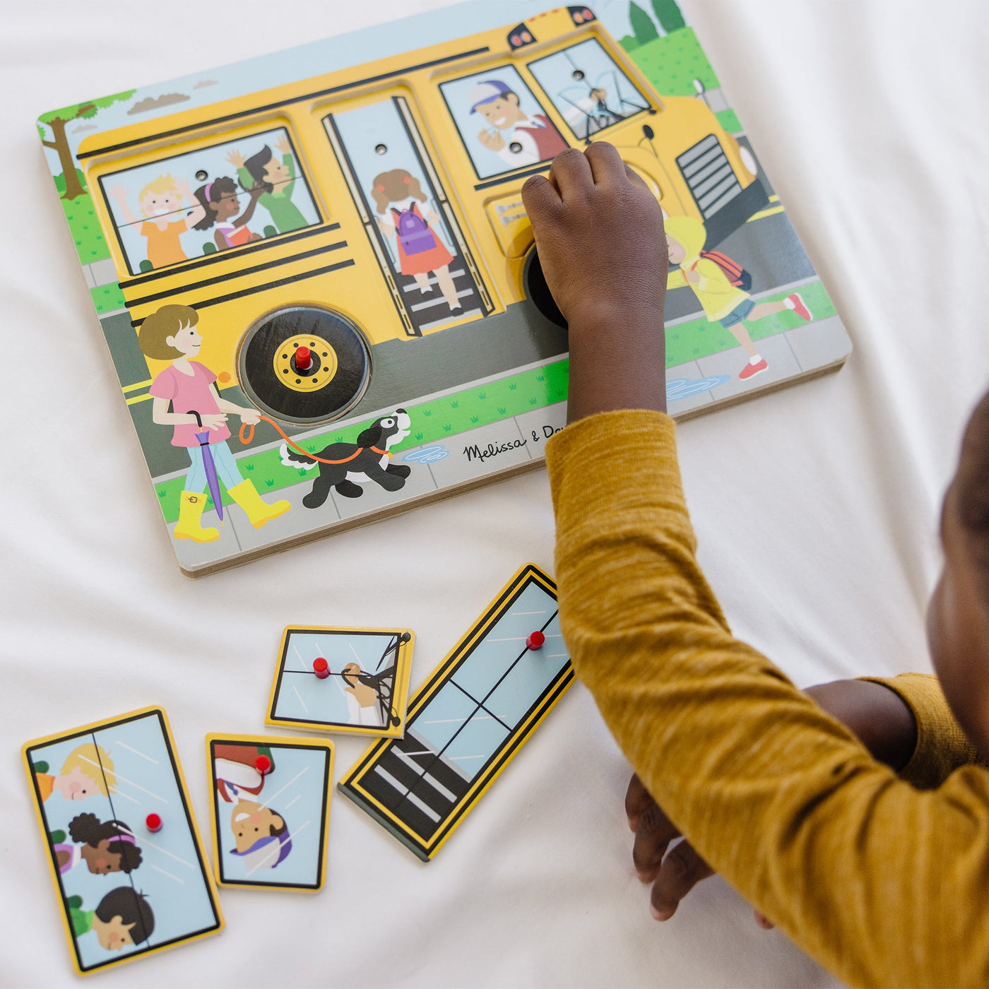 The Wheels on the Bus Song Puzzle - 6 Pieces B8