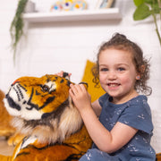 Tiger Lifelike Plush Stuffed Animal D9