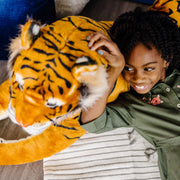 Tiger Lifelike Plush Stuffed Animal D9