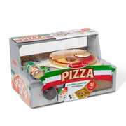 Top & Bake Pizza Counter - Wooden Play Food M6