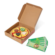 Top & Bake Pizza Counter - Wooden Play Food M6