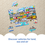 Traffic Jam Floor Puzzle - 24 Pieces V5