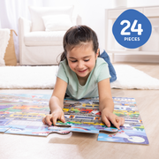 Traffic Jam Floor Puzzle - 24 Pieces V5