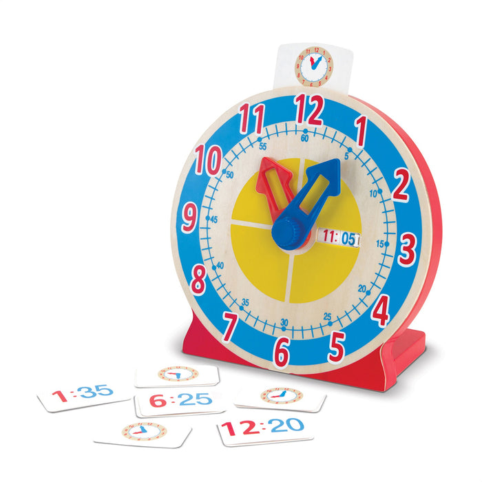 Turn & Tell Wooden Clock W3