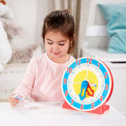 Turn & Tell Wooden Clock W3