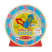 Turn & Tell Wooden Clock W3