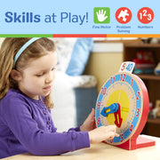 Turn & Tell Wooden Clock W3