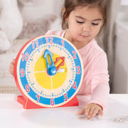 Turn & Tell Wooden Clock W3