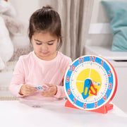 Turn & Tell Wooden Clock W3