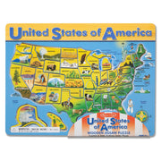 U.S.A. Map Wooden Puzzle S6