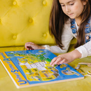 U.S.A. Map Wooden Puzzle S6