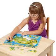 U.S.A. Map Wooden Puzzle S6