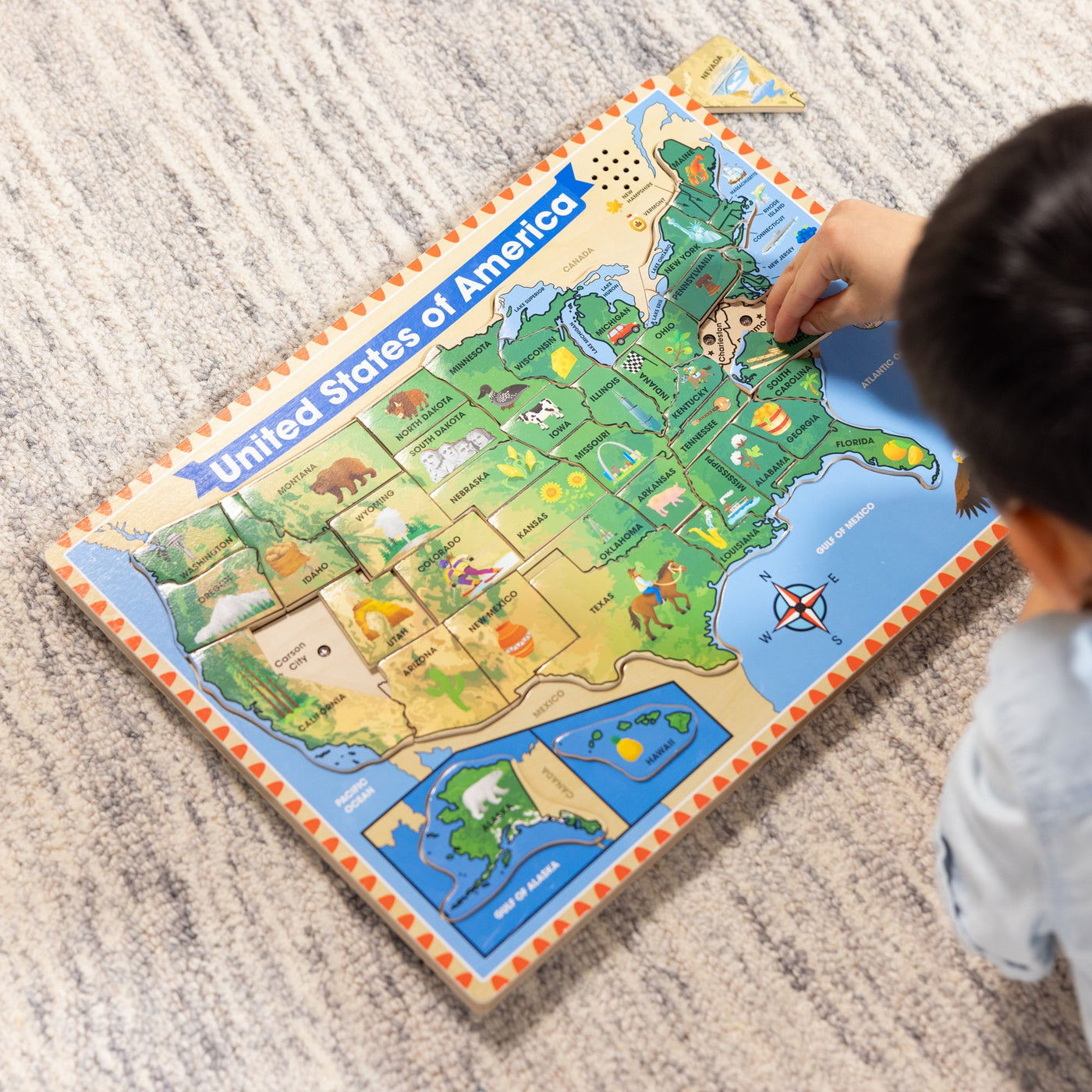 U.S.A. Sound Puzzle - 40 Pieces Q2
