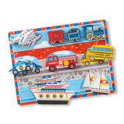 Vehicles Chunky Puzzle - 9 Pieces Q4