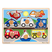 Vehicles Jumbo Knob Puzzle - 8 pieces P1