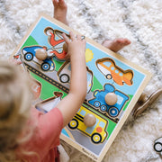 Vehicles Jumbo Knob Puzzle - 8 pieces P1
