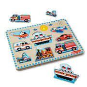 Vehicles Sound Puzzle - 8 Pieces X2
