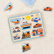 Vehicles Sound Puzzle - 8 Pieces X2