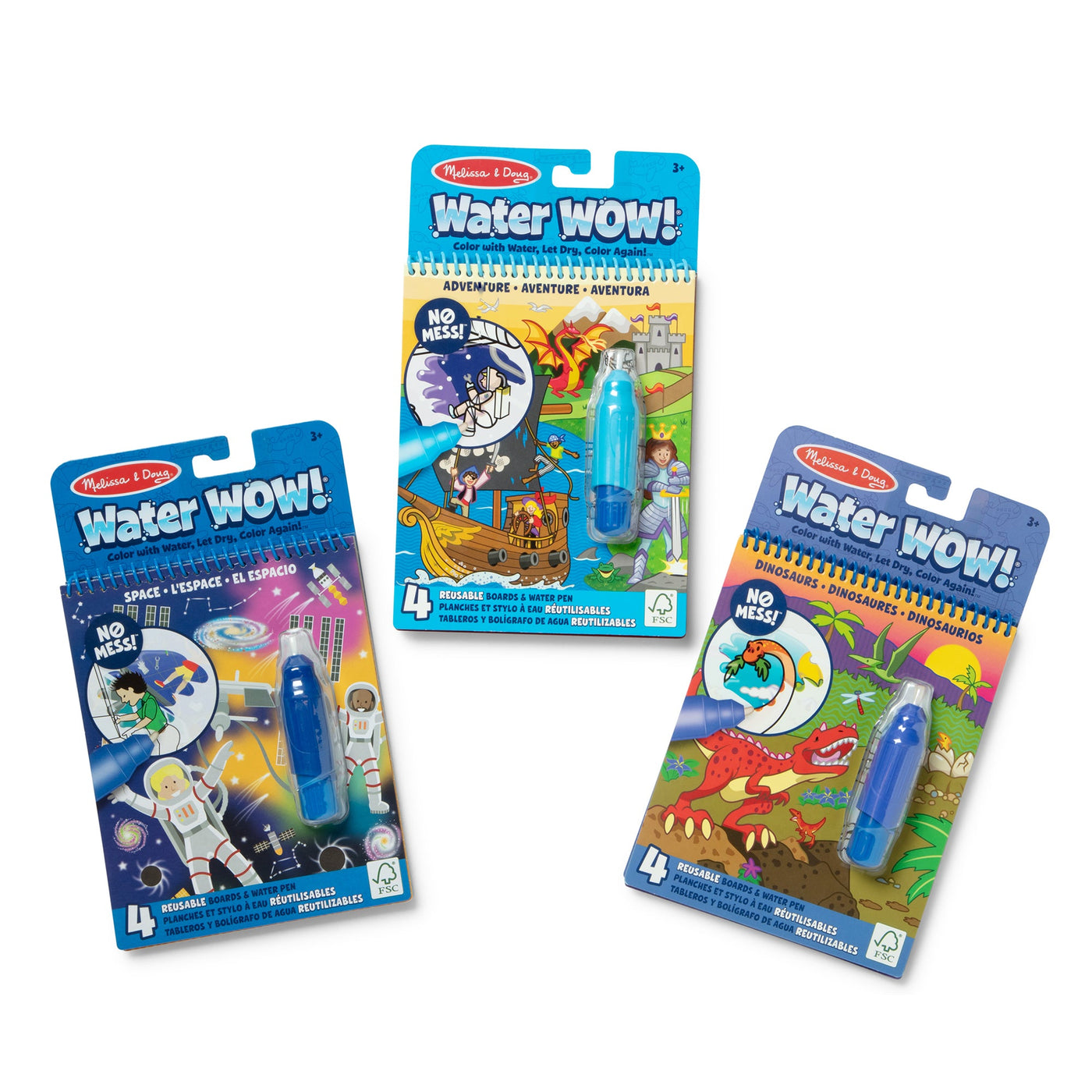 Water WOW! 3-Pack – Dinosaur, Adventure, Space S8