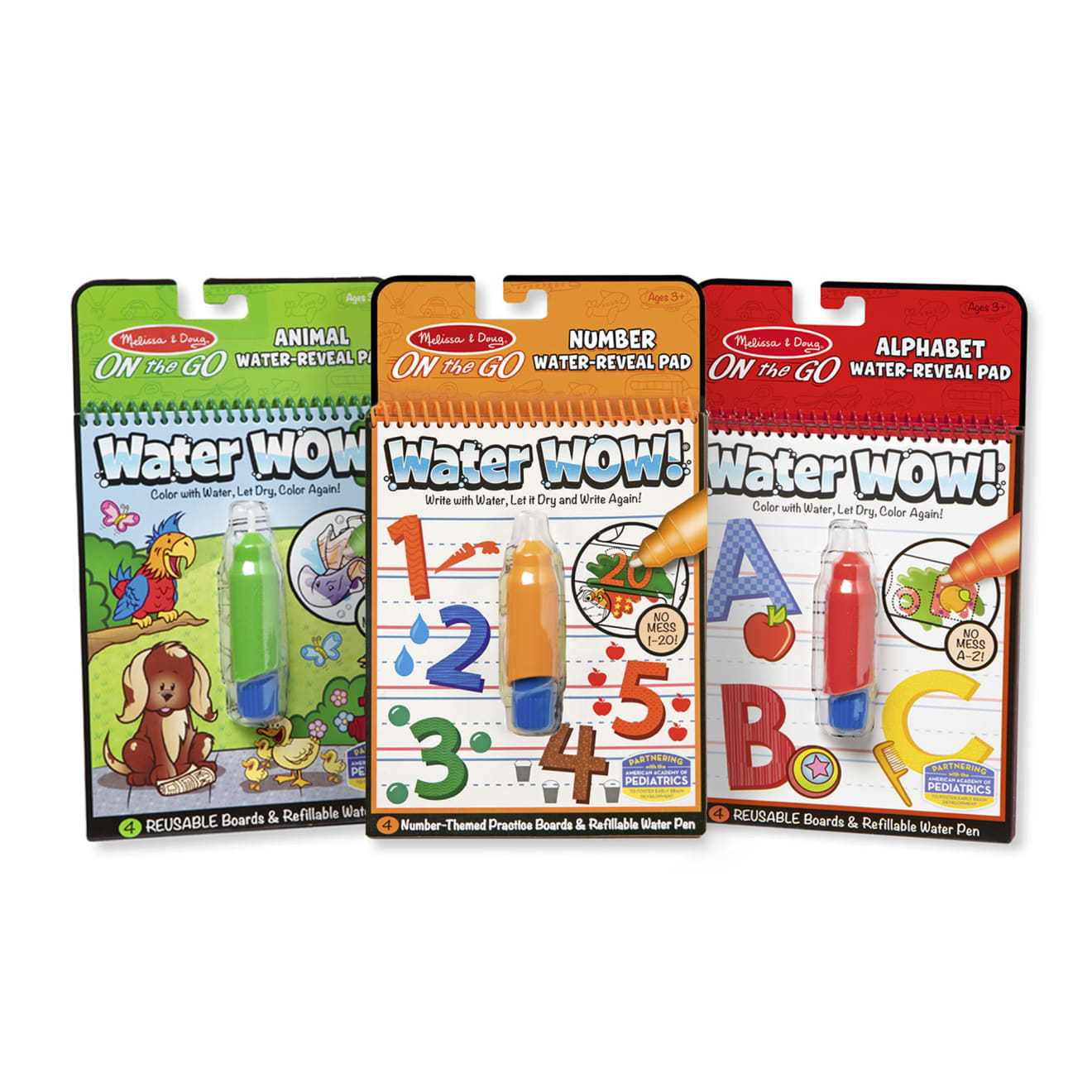 Water Wow Bundle - Animals, Alphabet & Numbers A2