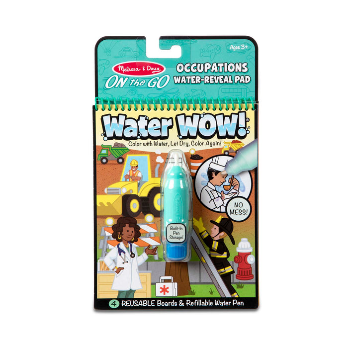 Water Wow! Occupations - Water Reveal Pad On the Go Travel Activity V8