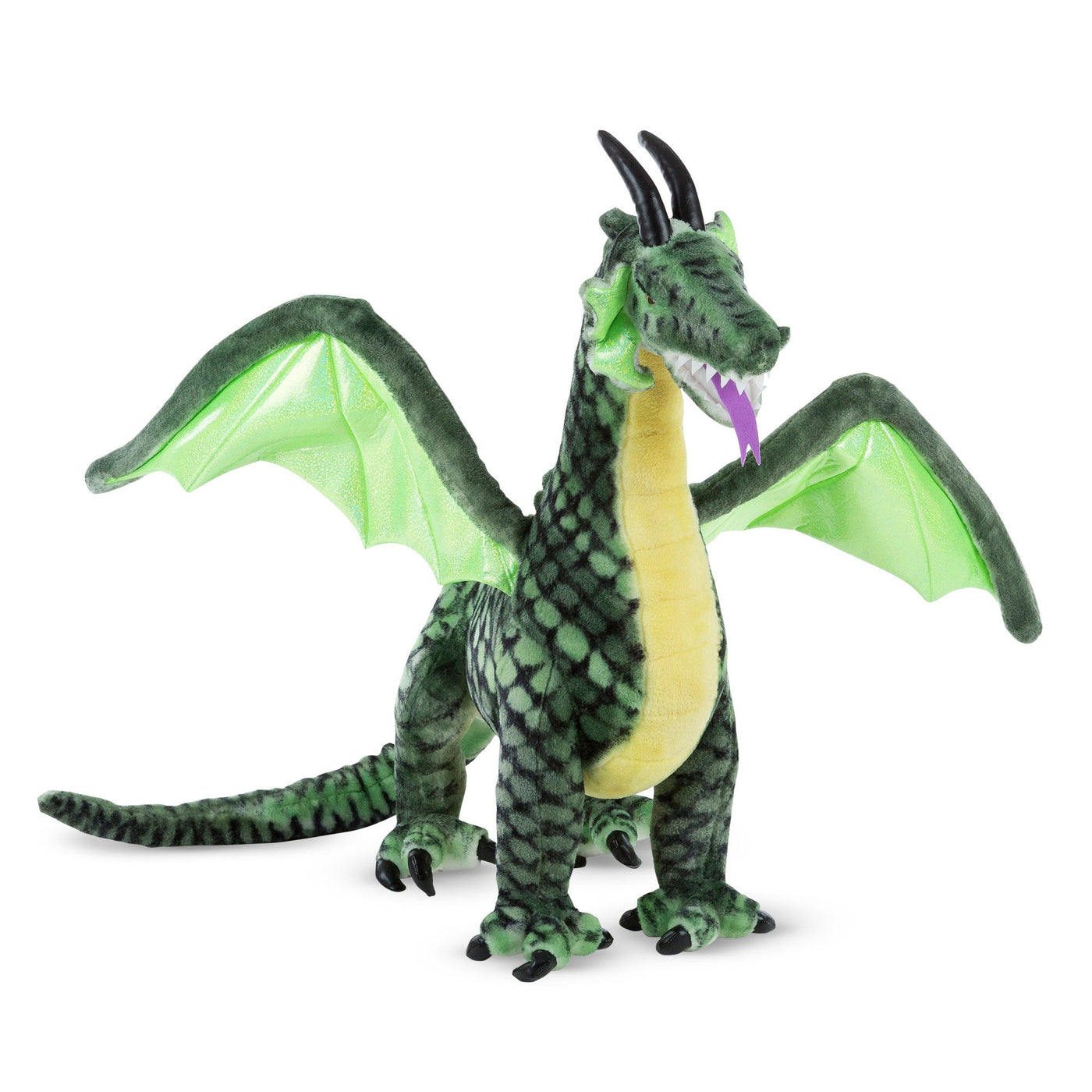 Winged Dragon Lifelike Plush Stuffed Animal Z0