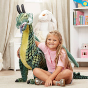 Winged Dragon Lifelike Plush Stuffed Animal Z0