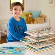 Wire Puzzle-Storage Rack O1