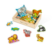 Wooden Animal Magnets Y2