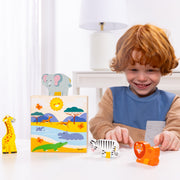 Wooden Animal Matching - Safari F2