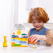 Wooden Animal Matching - Safari F2