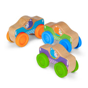 Wooden Animal Stacking Cars G2