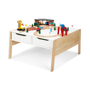 Wooden Art & Activity Table with Bins T3