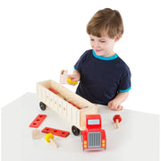 Wooden Big Rig Building Set M8