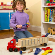 Wooden Big Rig Building Set M8