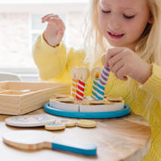 Wooden Birthday Cake Play Set C1