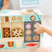Wooden Cafe Barista Coffee Shop O1