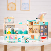 Wooden Cafe Barista Coffee Shop O1