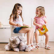 Wooden Chair Pair  - White P0