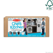 Wooden Chef's Kitchen - Charcoal D9