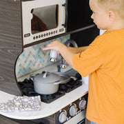 Wooden Chef's Kitchen - Charcoal D9