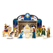 Wooden Christmas Nativity Set O8