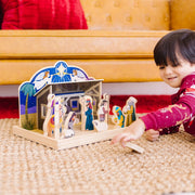 Wooden Christmas Nativity Set O8