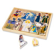 Wooden Christmas Nativity Set O8