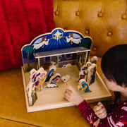 Wooden Christmas Nativity Set O8